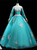 Peacock Blue Tulle Off the Shoulder Long Sleeve Appliques Quinceanera Dress