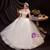 In Stock:Ship in 48 Hours White Tulle Appliques Beading Wedding Dress