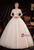 In Stock:Ship in 48 Hours Ivory White Tulle Appliques Wedding Dress