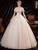 In Stock:Ship in 48 Hours Ivory White Tulle Appliques Wedding Dress