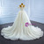 Handwork Pearls Sequins Luxury White Wedding Dress