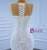 White Mermaid Tulle Appliques Wedding Dress