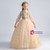 Champagne Sequins Appliques Flower Girl Dress