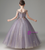 In Stock:Ship in 48 Hours Purple Sequins Flower Girl Dress