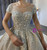 New arrivals Champagne Sequins Cap Sleeve Beading Wedding Dress