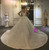 White Straps Sequins Beading Advanced Custome Wedding Dress