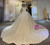 Deep V-neck Long Sleeve Beading Sequins Wedding Dress