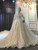 White Muslim Dubai wedding dress with full sequin coverage and long sleeves