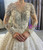 Dubai Court Style Retro Luxury Sequins Beading Wedding Dress