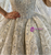 White Long Sleeve Appliques Beading Elegant Wedding Dress