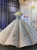 Dubai Style Luxury Noble Beading Crystal Wedding Dress