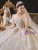 Tulle Lace Beading Off the Shoulder Wedding Dress