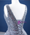 Gray Sequins Pearls V-neck Sleeveless Prom Dress