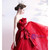 In Stock:Ship in 48 Hours Red Tulle Strapless Prom Dress