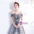 In Stock:Ship in 48 Hours Gray Tulle Sequins Prom Dress