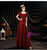 In Stock:Ship in 48 Hours Red Sequins Puff Sleeve Prom Dress