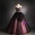 Black Tulle Spaghetti Straps Embroidery Beading Quinceanera Dress