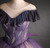 Purple Tulle Sequins Pleats Beading Sequins Quinceanera Dress