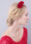 Alluring Wedding Hair Ornaments With Cloth Roses & Rhinestones cheap