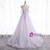 Light Purple Tulle Spaghetti Straps Backless Prom Dress