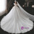 White Tulle Lace Sequins Appliques Beading Wedding Dress