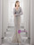 Silver Mermaid Long Sleeve Beading Sequins Prom Dress