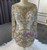 White Mermaid Lace Long Sleeve Beading Crystal Wedding Dress