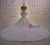 White Mermaid Tulle Appliques Beading Pearls Wedding Dress