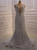 White Mermaid Spaghetti Straps Sequins Beading Wedding Dress