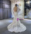 Mermaid Spaghetti Straps Appliques Beading Wedding Dress