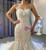 Mermaid Sequins Spaghetti Straps Wedding Dress