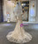 Mermaid Long Sleeve Appliques Beading Wedding Dress With Split