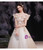 In Stock:Ship in 48 Hours Appliques Tulle V-neck Wedding Dress