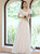 In Stock:Ship in 48 Hours White Square Puff Sleeve Wedding Dress