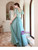 In Stock:Ship in 48 Hours Green Tulle Puff Sleeve Prom Dress