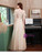 In Stock:Ship in 48 Hours Champagne Tulle Puff Sleeve Prom Dress