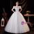 In Stock:Ship in 48 Hours White Sequins V-neck Beading Prom Dress 