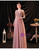 In Stock:Ship in 48 Hours Pink Tulle Sequins Beading Prom Dress