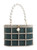 Women Hollow Out Preal Beaded Metallic Cage Handbags