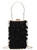 Women Crystal Clutch Bags Black Sequins Party Purse 