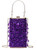 Purple Beading Sequins Crystal blue Clutch Bags