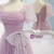 Purple Wave Point Tulle Pleats Prom Dress