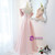 Pink Satin One Shoulder Prom Dress With Bow