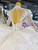 Long Sleeve Tulle Sequins Beading Wedding Dress