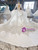 White Satin Long Sleeve Backless Sequins Appliques Wedding Dress