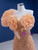 Orange Mermaid Organza Sequins Beading Prom Dress