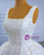 White Tulle Sequins Beading Heavy Work Wedding Dress