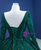 Green Tulle Sequins Long Sleeve V-neck Prom Dress