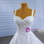 White Heavy Beading Straps Luxury Wedding Dress