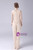 Champagne Chiffon Beading Mother Of The Bride Dress With Jacket